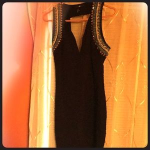 Black jeweled dress